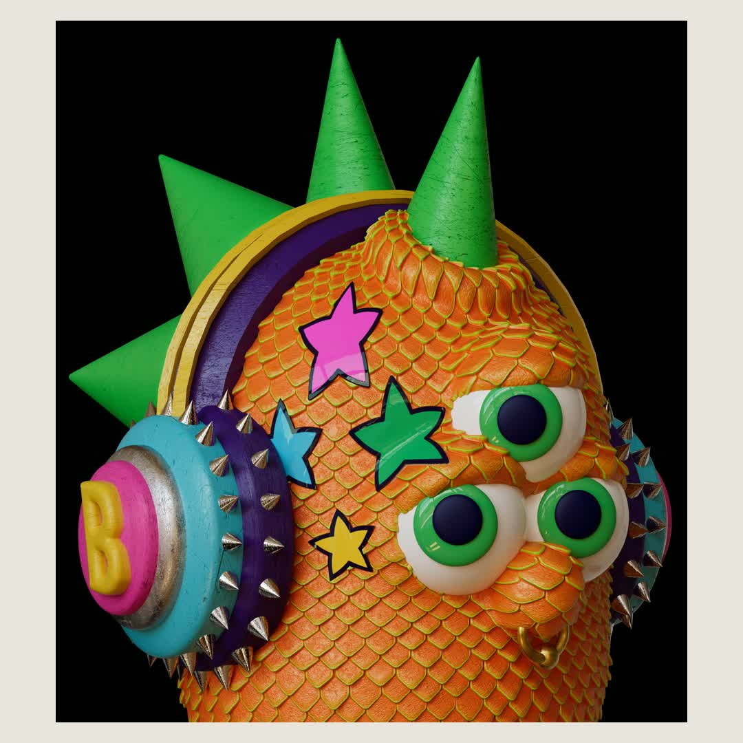 Boulevardia 2022 Disco character render