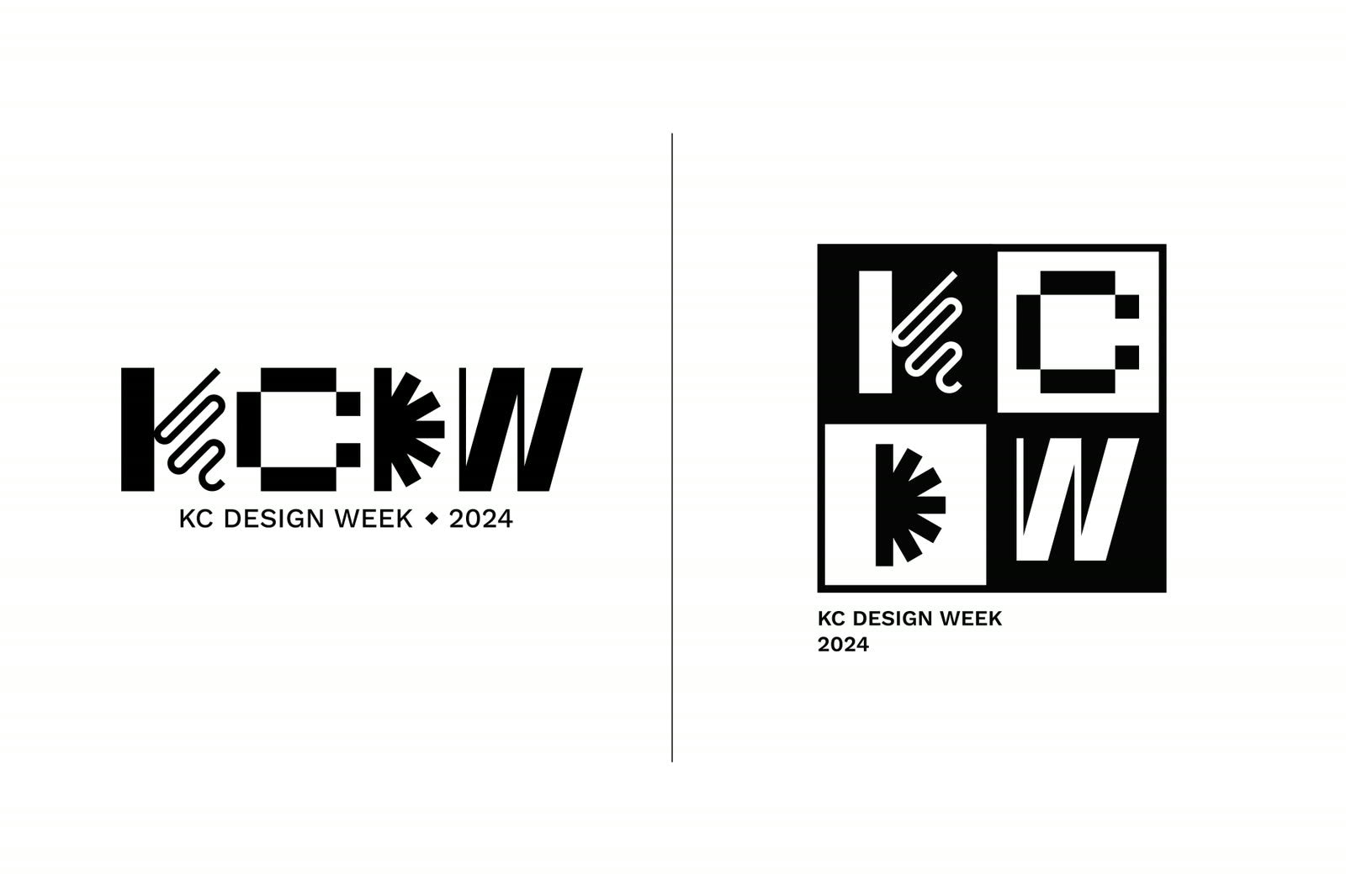 Asset breakout: the glyphs stacked into a collage composition