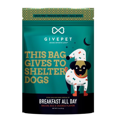 Breakfast All Day pouch, front