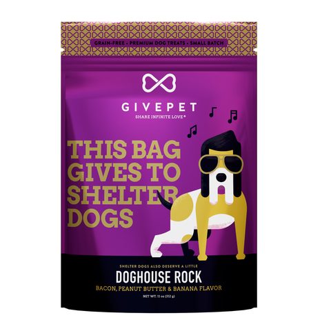 Doghouse Rock pouch, front