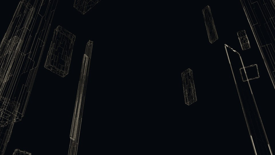 Raw pass of the tesseract columns alone