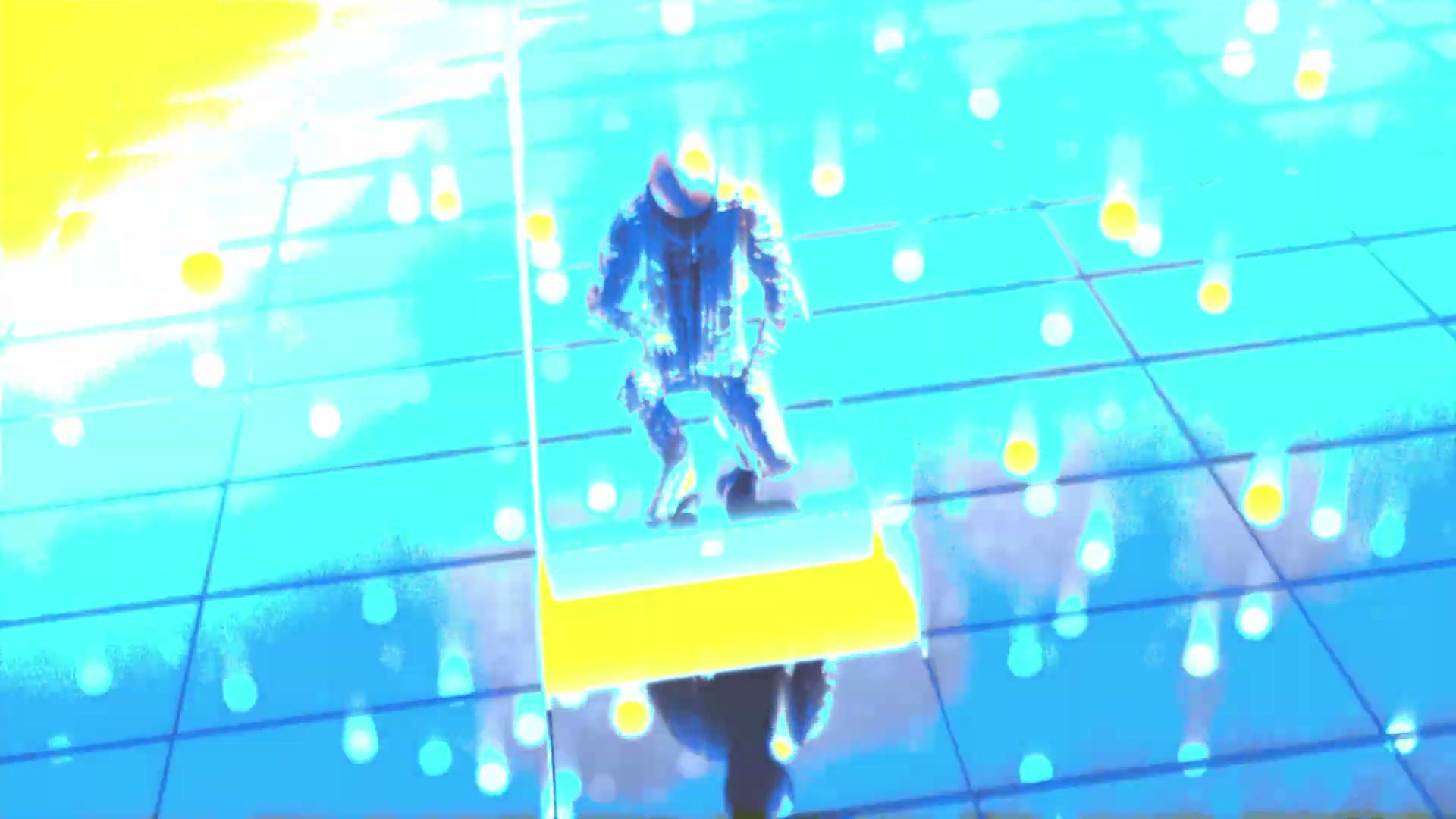 The frame washes out to yellow
