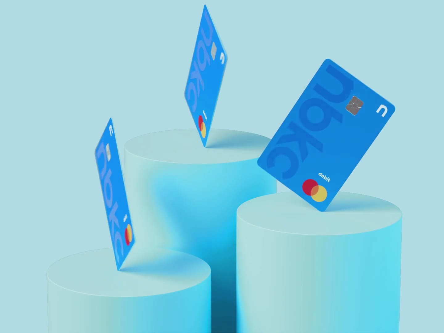nbkc Debit Cards / 3D card visualization and animation